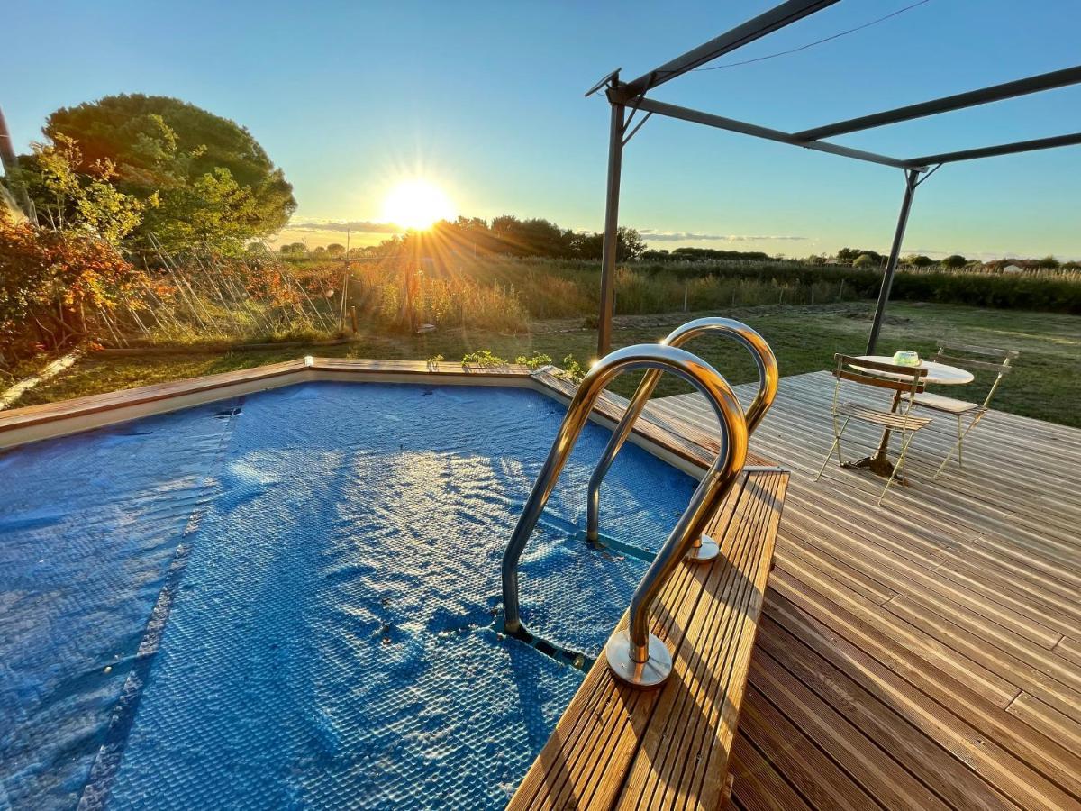 Myinsolite - Tiny-House, Jacuzzi, Brasero, Piscine Aigues-Mortes Εξωτερικό φωτογραφία