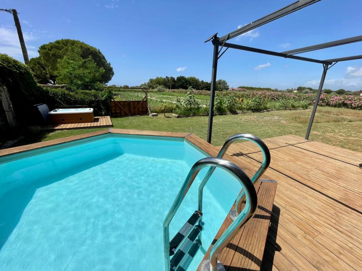 Myinsolite - Tiny-House, Jacuzzi, Brasero, Piscine Aigues-Mortes Εξωτερικό φωτογραφία